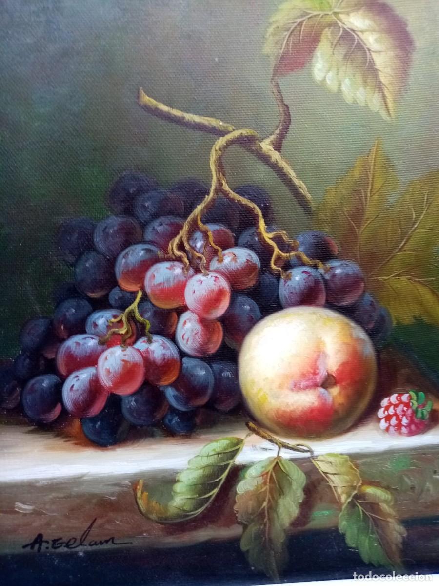 Arte: Oleo sobre lienzo-Bodegon- - Foto 2