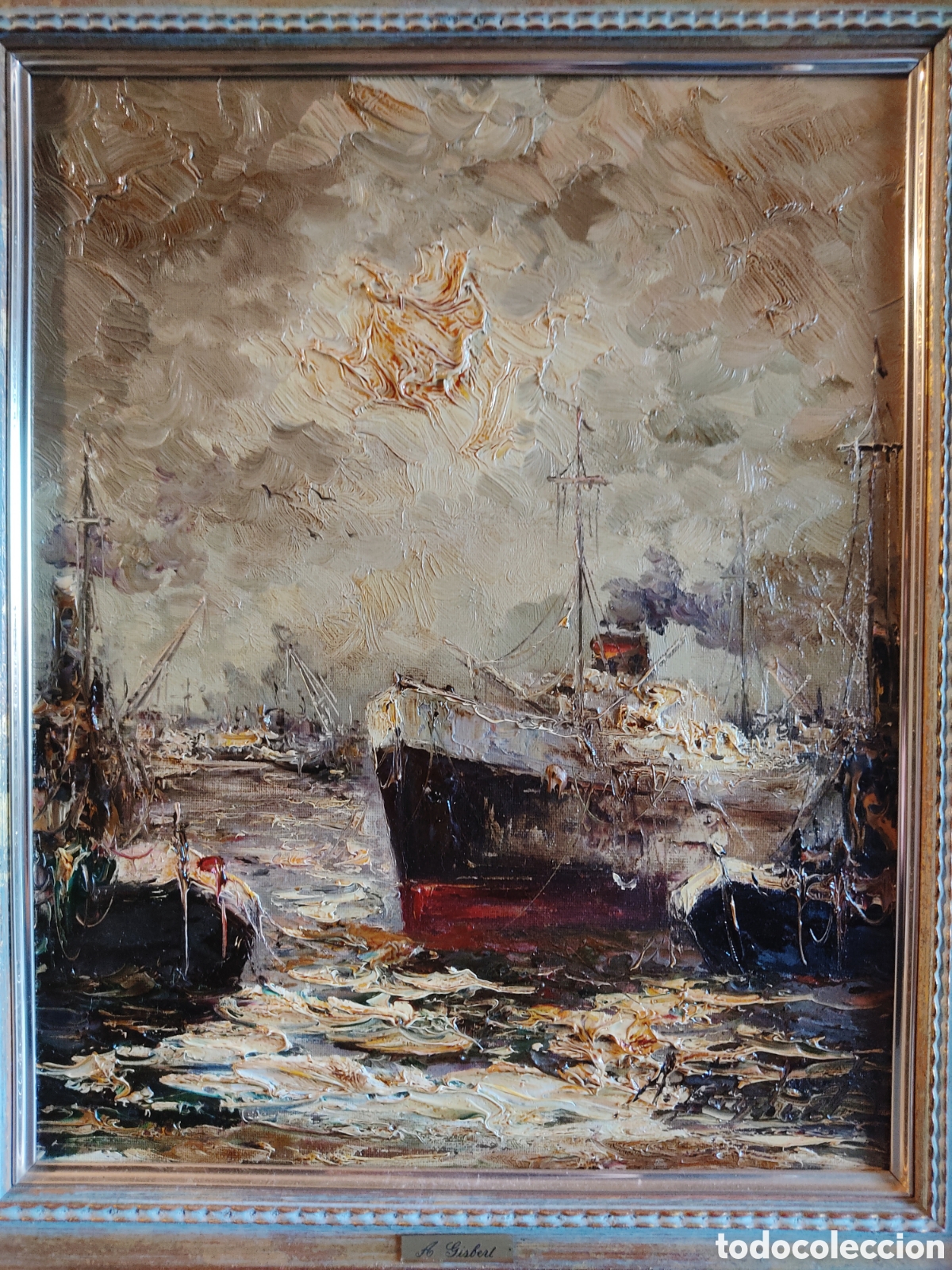 Arte: Marina, firma A. Gisbert - Foto 2