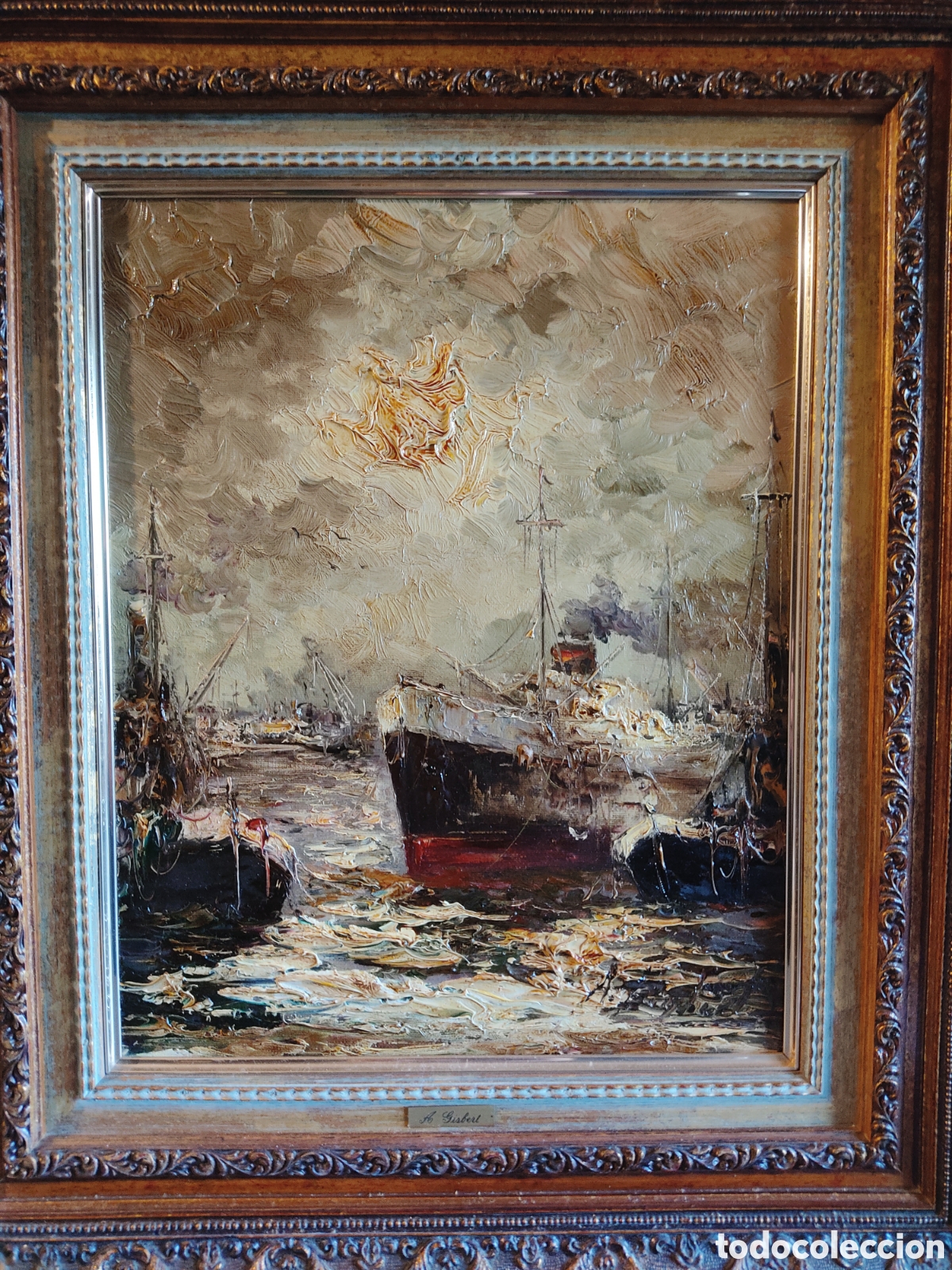 Arte: Marina, firma A. Gisbert - Foto 3