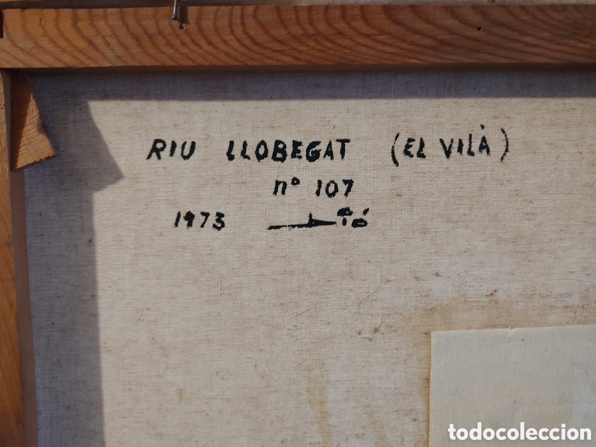 Arte: Firmado bio ( Rio Llobregat, el Vila) - Foto 5