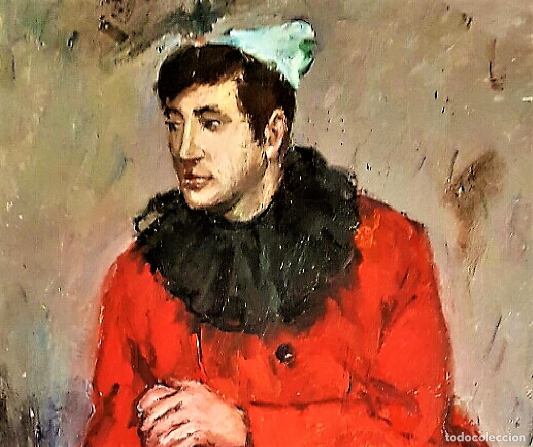 Arte: ARLEQUIN EN ROJO - PORTOLES - Foto 2