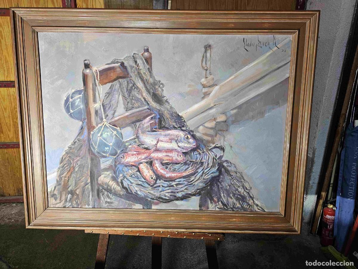 Arte: ELADIO DUCH MONASTERIO GRAN OLEO BODEGON - Foto 2