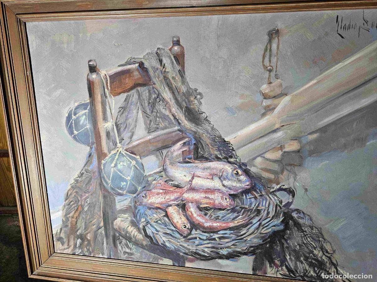 Arte: ELADIO DUCH MONASTERIO GRAN OLEO BODEGON - Foto 4