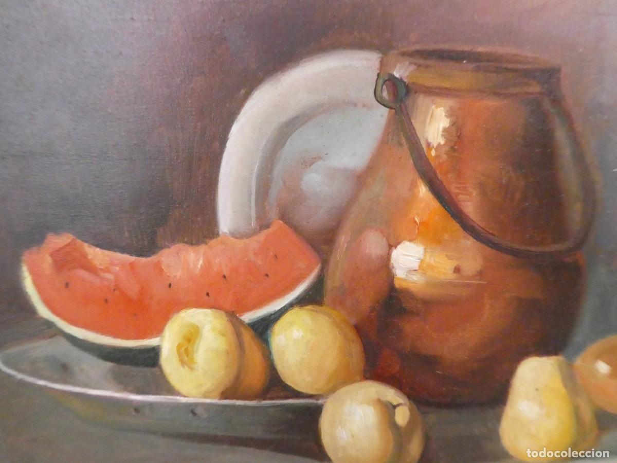 Arte: Oleo de un bodeg&oacute;n firmado E.CORTES - Foto 5