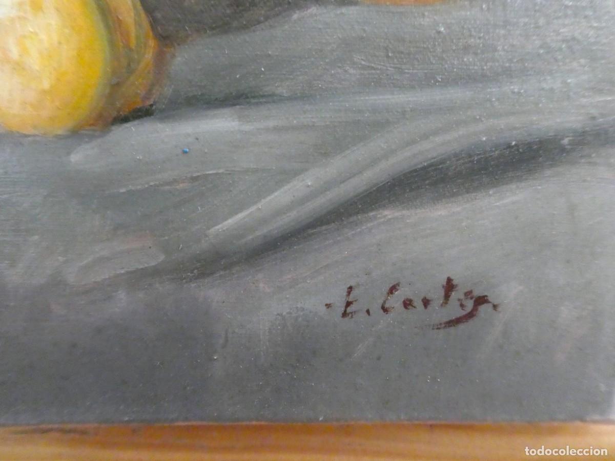 Arte: Oleo de un bodeg&oacute;n firmado E.CORTES - Foto 8