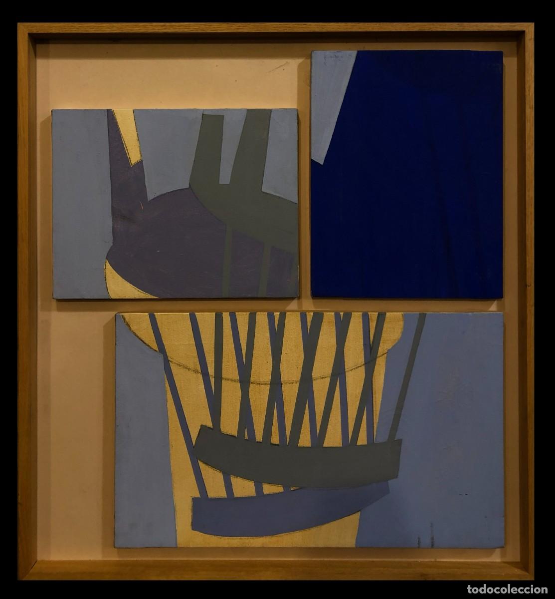 Arte: abstracto gran formato en tonos azules - Foto 1