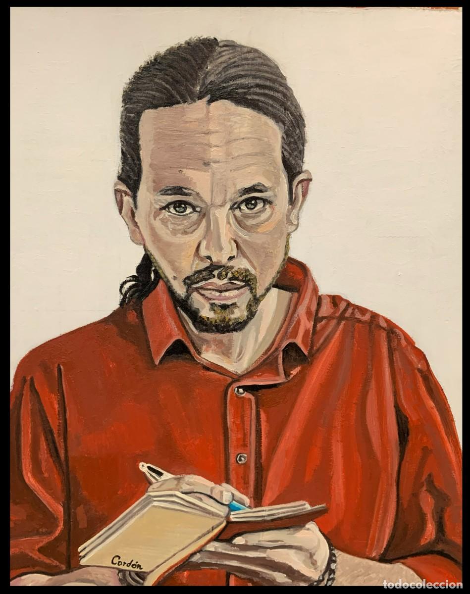 Arte: interesante retrato de pablo iglesias