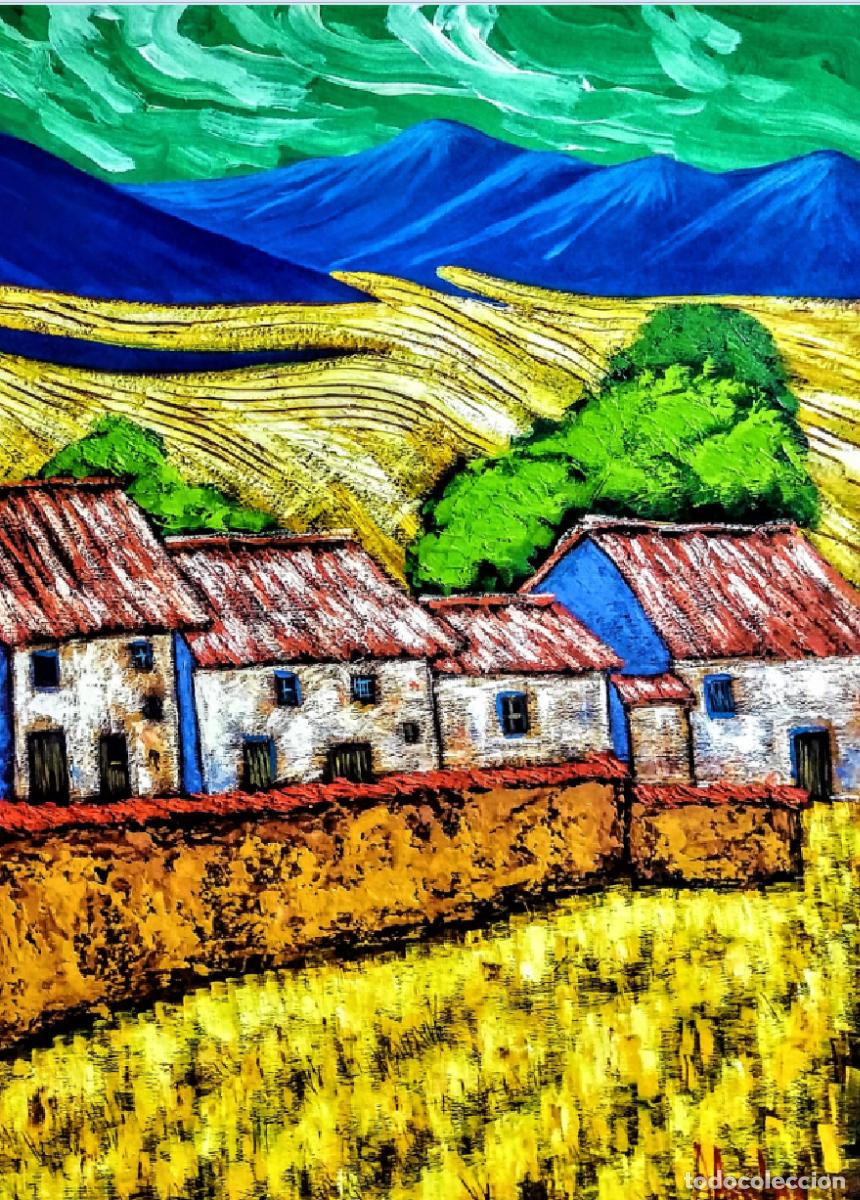 Arte: CAMPOS DE CASTILLA -ANGEL ARRIBAS - Foto 2