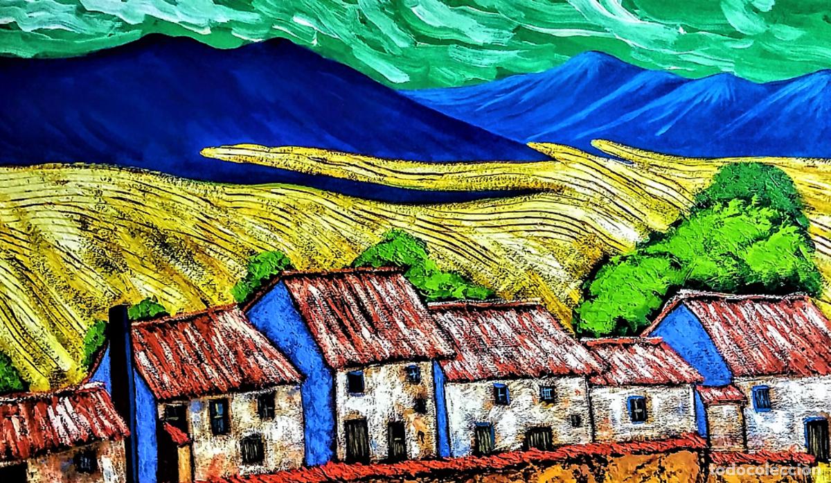 Arte: CAMPOS DE CASTILLA -ANGEL ARRIBAS - Foto 4