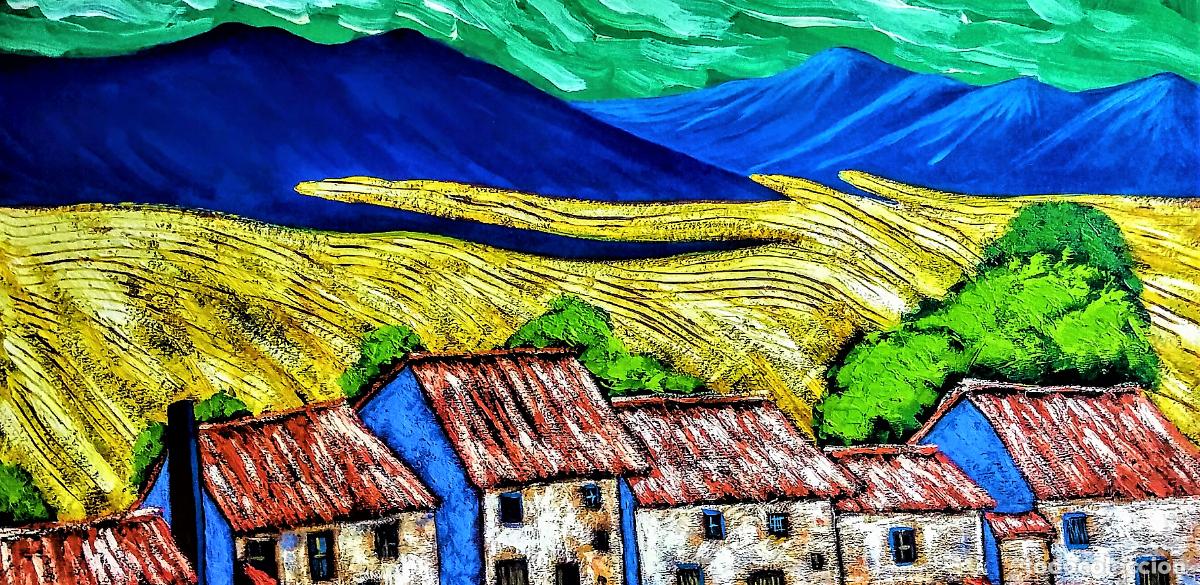 Arte: CAMPOS DE CASTILLA -ANGEL ARRIBAS - Foto 7