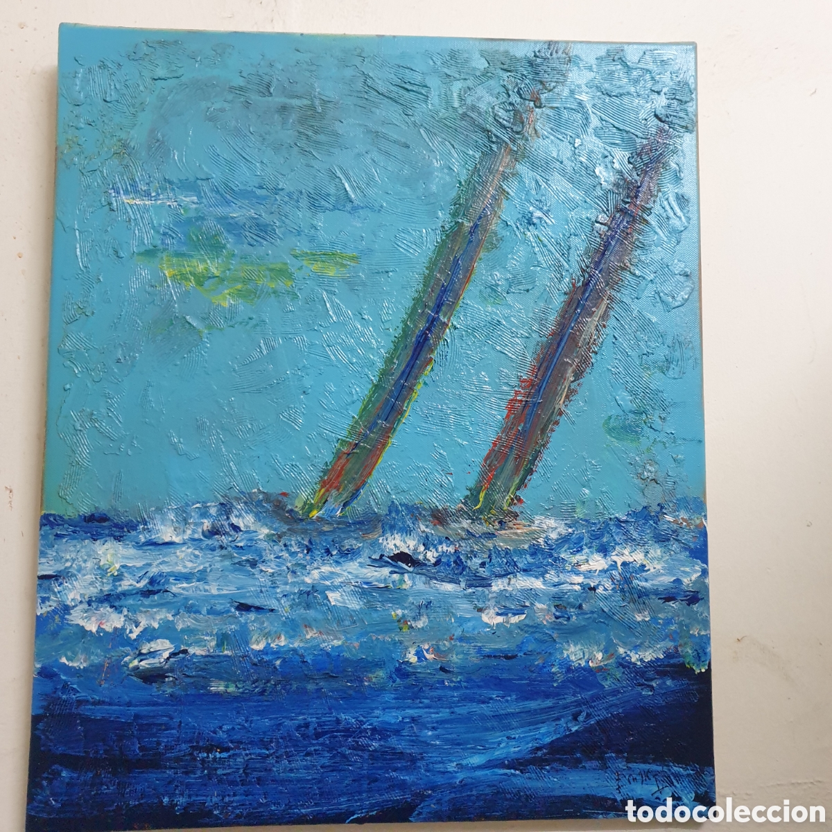 Arte: &Oacute;leo sobre lienzo ENRIQUE V - Foto 1