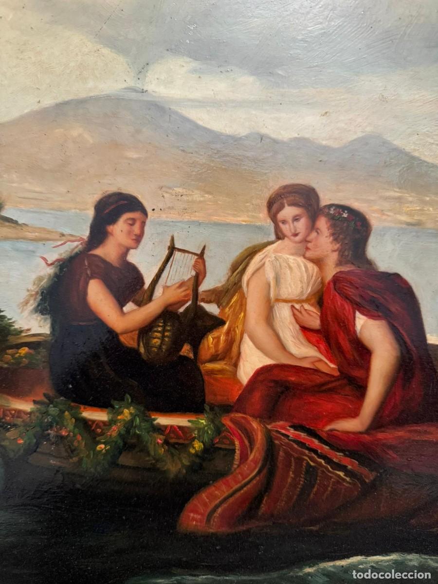 Arte: Escape de Pompeya, &oacute;leo sobre tabla. - Foto 3