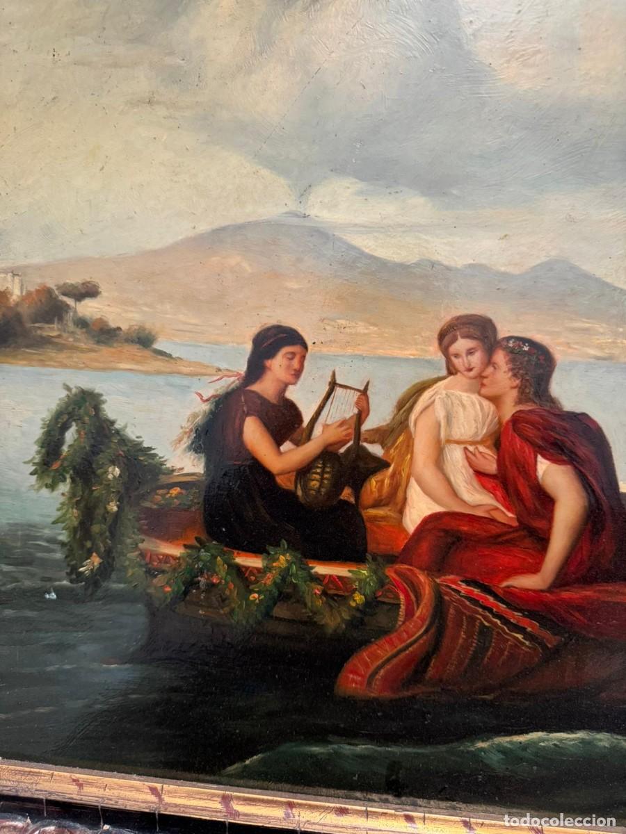 Arte: Escape de Pompeya, &oacute;leo sobre tabla. - Foto 4