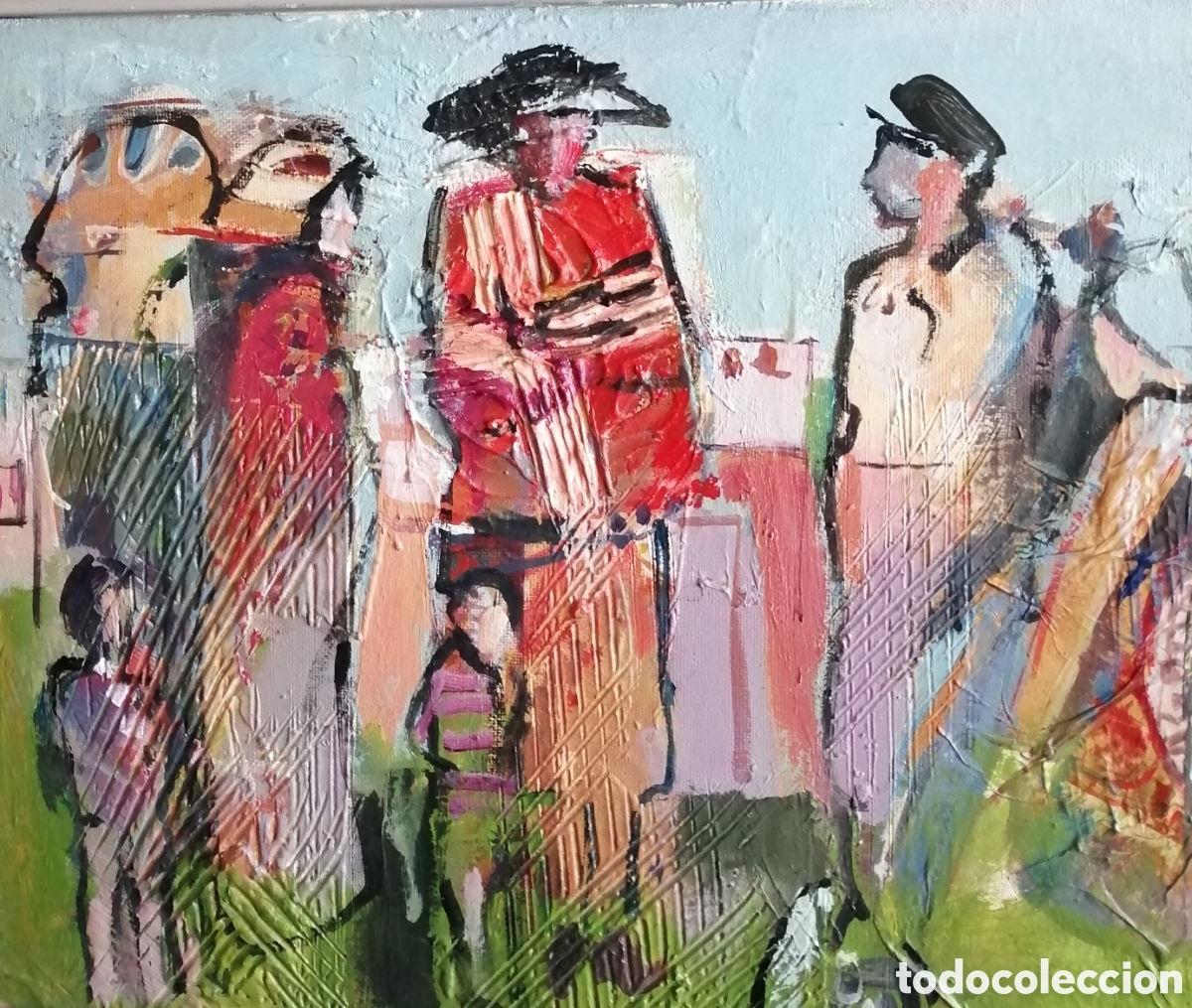 Arte: Acr&iacute;lico sobre cart&oacute;n duro. - Foto 1