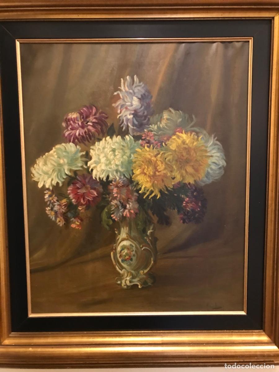 Arte: Cuadro crisantemos de Ram&oacute;n Alonso Luzzy - Foto 3