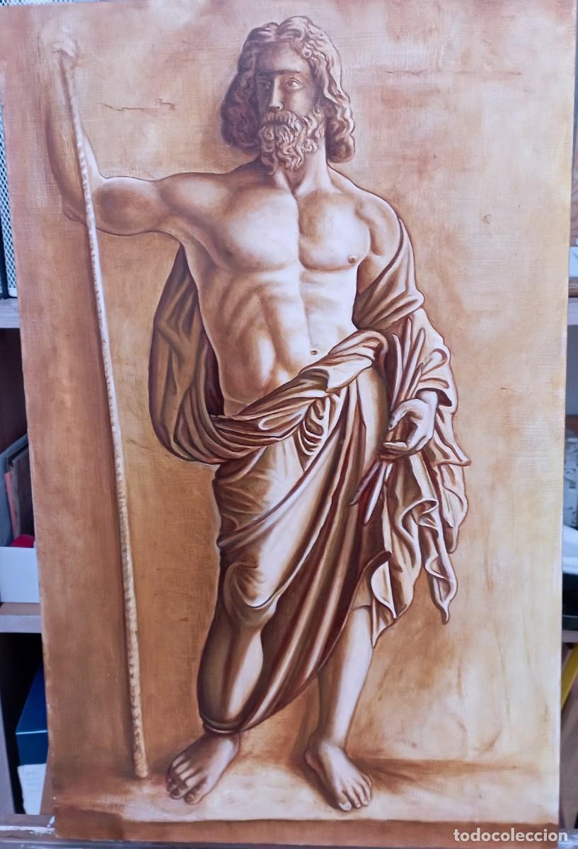 Arte: Pintura del dios J&uacute;piter . &Oacute;leo. - Foto 1