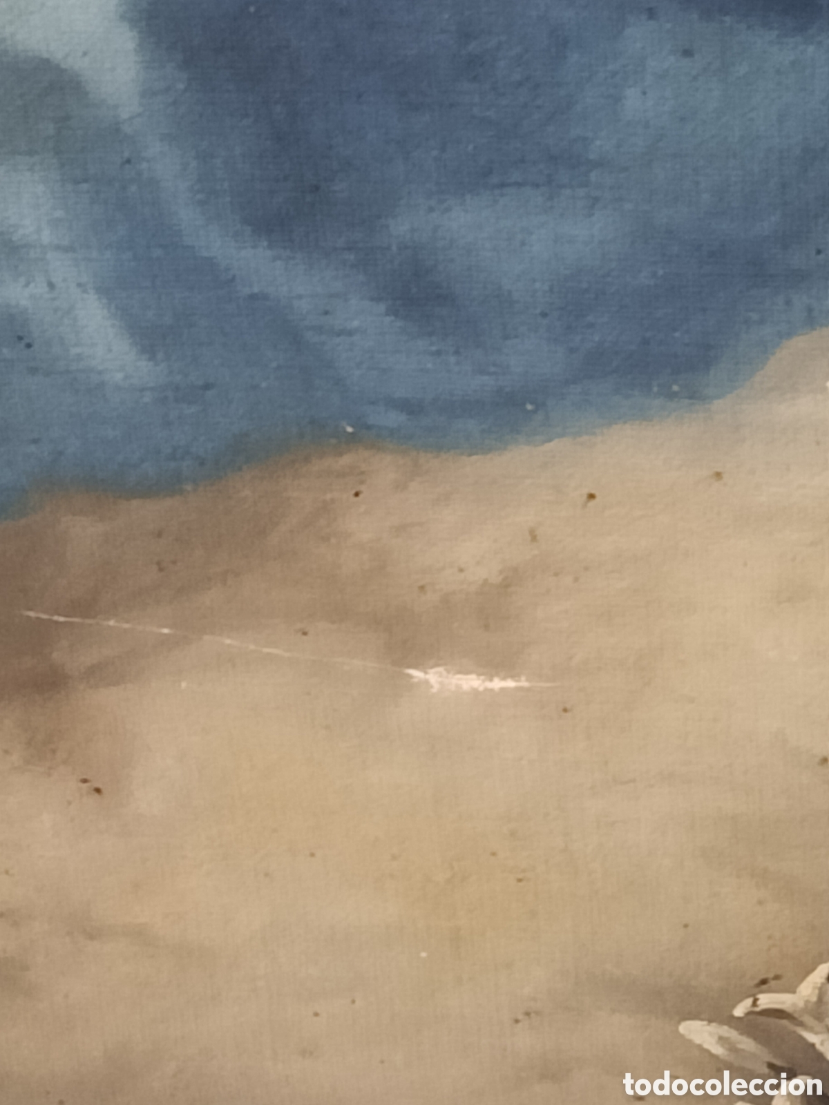 Arte: Oleo sobre lienzo de Inmaculada, primer cuarto del XIX. - Foto 11