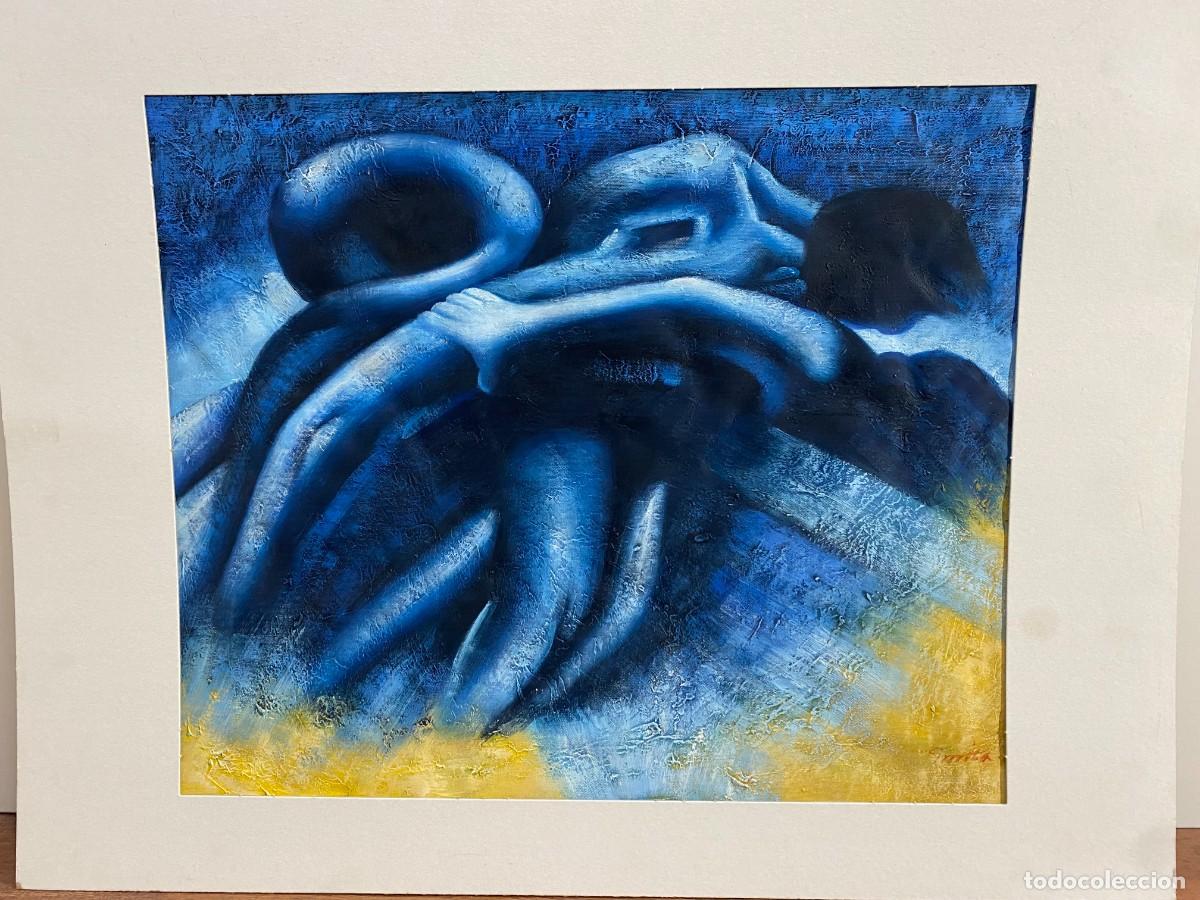 Arte: OLEO SOBRE OLEO SOBRE LIENZO &rdquo;LOVERS&rdquo; - Foto 1