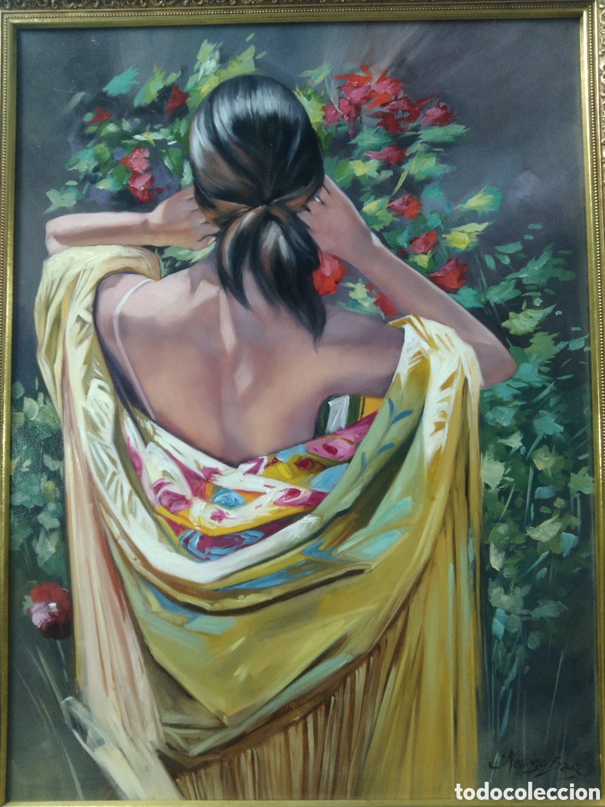 Arte: Oleo sobre tabla alto88 x 68ancho - Foto 2