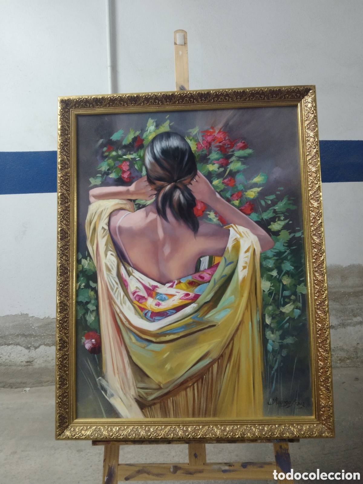 Arte: Oleo sobre tabla alto88 x 68ancho - Foto 1