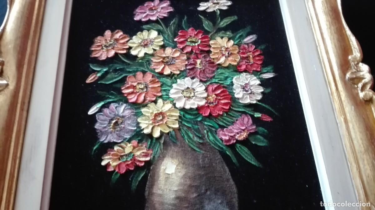 Arte: CUADRO DE OLEO SOBRE TERCIOPELO DE ROBERT GIOVANI - Foto 3