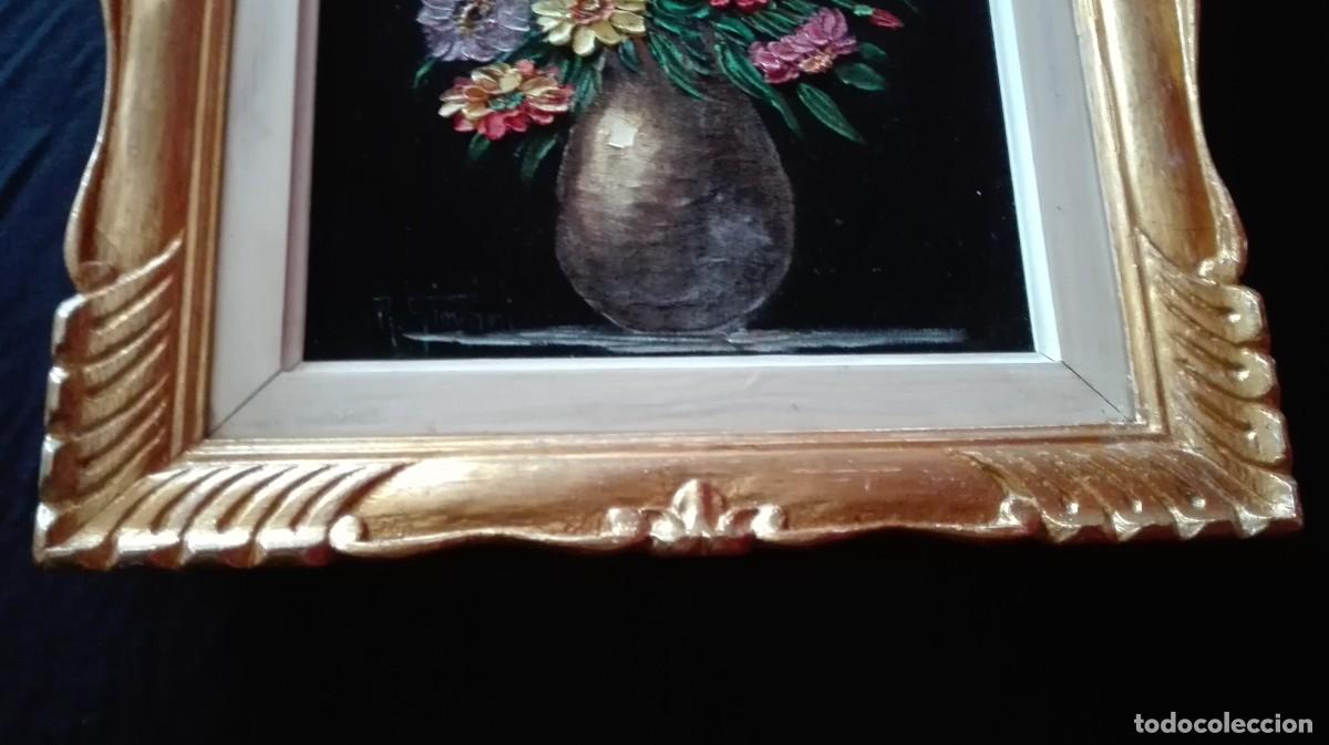 Arte: CUADRO DE OLEO SOBRE TERCIOPELO DE ROBERT GIOVANI - Foto 4