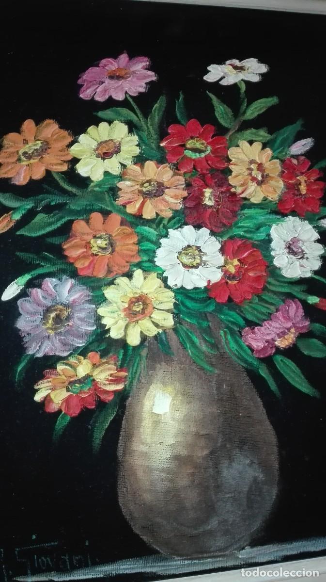 Arte: CUADRO DE OLEO SOBRE TERCIOPELO DE ROBERT GIOVANI - Foto 12
