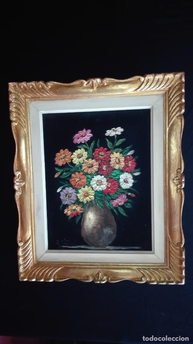 Arte: CUADRO DE OLEO SOBRE TERCIOPELO DE ROBERT GIOVANI - Foto 24
