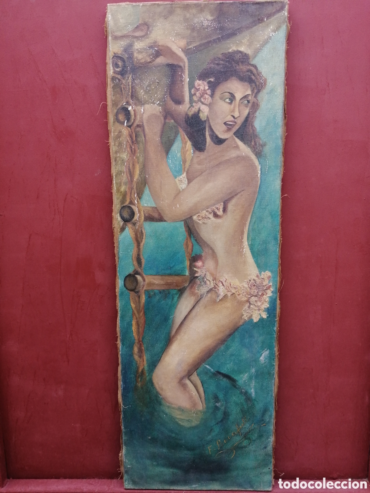 Arte: F. Rocafull. &Oacute;leo sobre lienzo - Foto 3