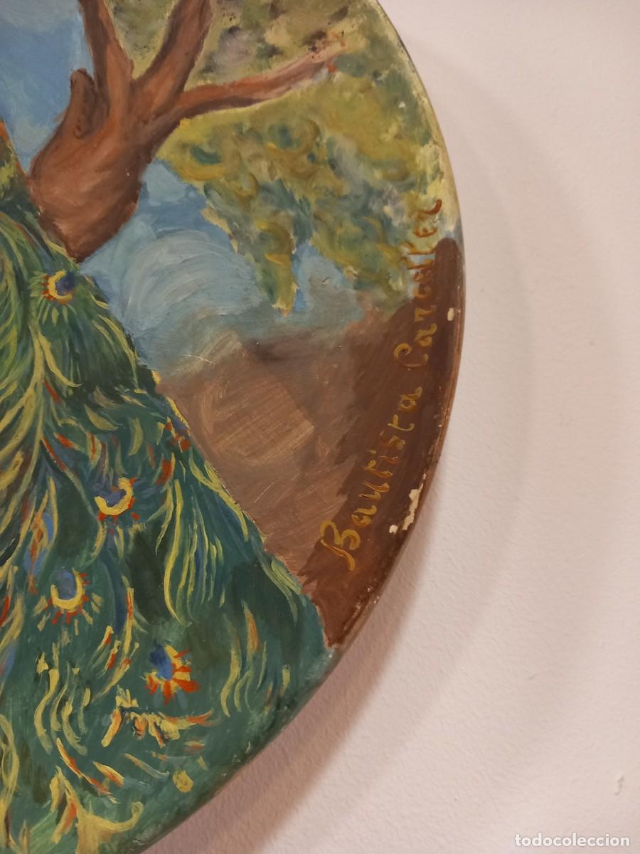 Arte: Pintura al &oacute;leo sobre plato - Foto 3