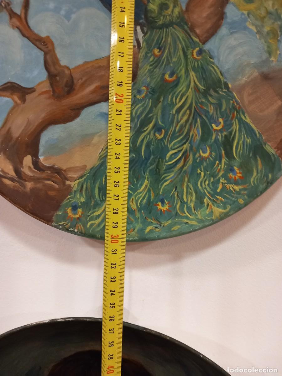 Arte: Pintura al &oacute;leo sobre plato - Foto 4