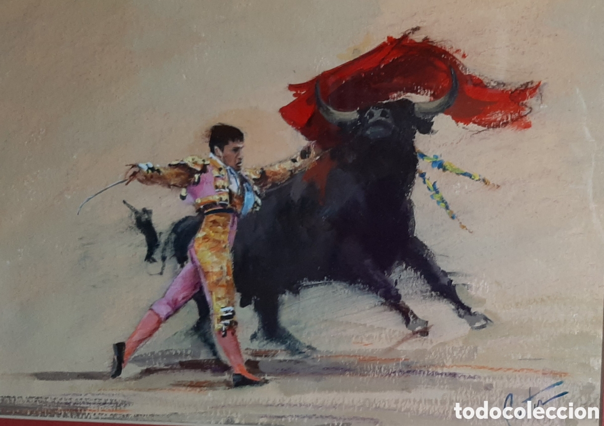 Arte: Pase de pecho . Enrique Pastor. - Foto 4