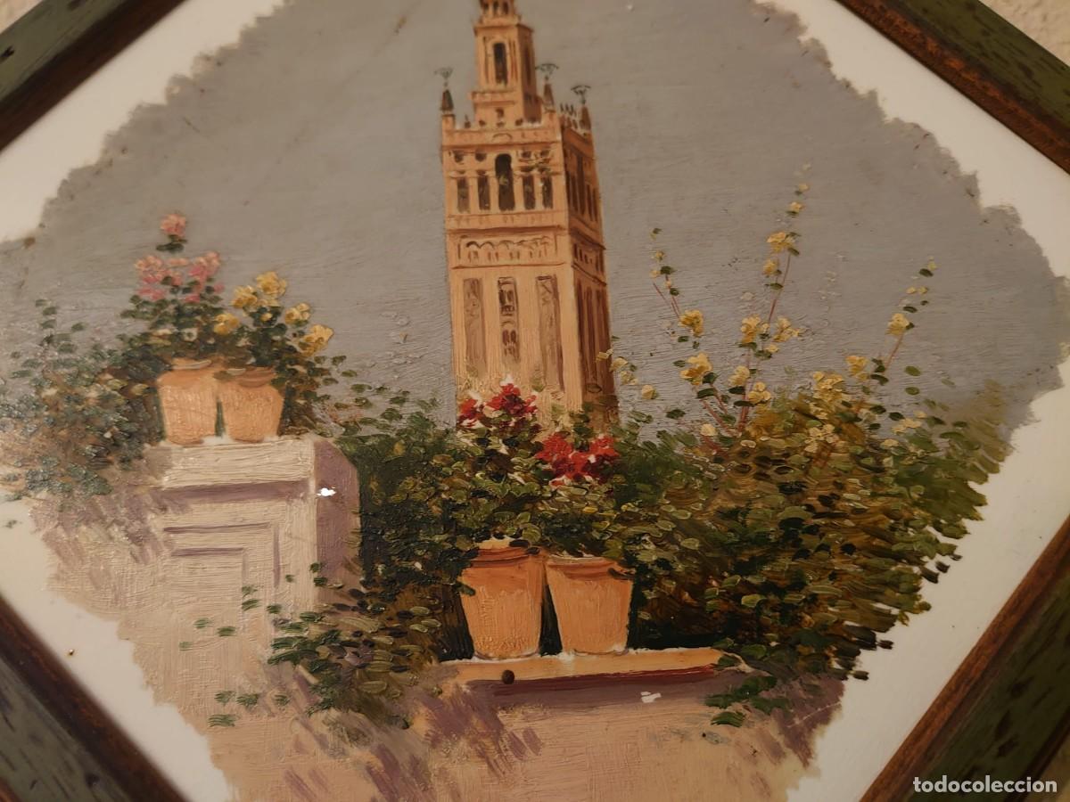 Arte: OLEO AZULEJO SEVILLA LA GIRALDA - Foto 1