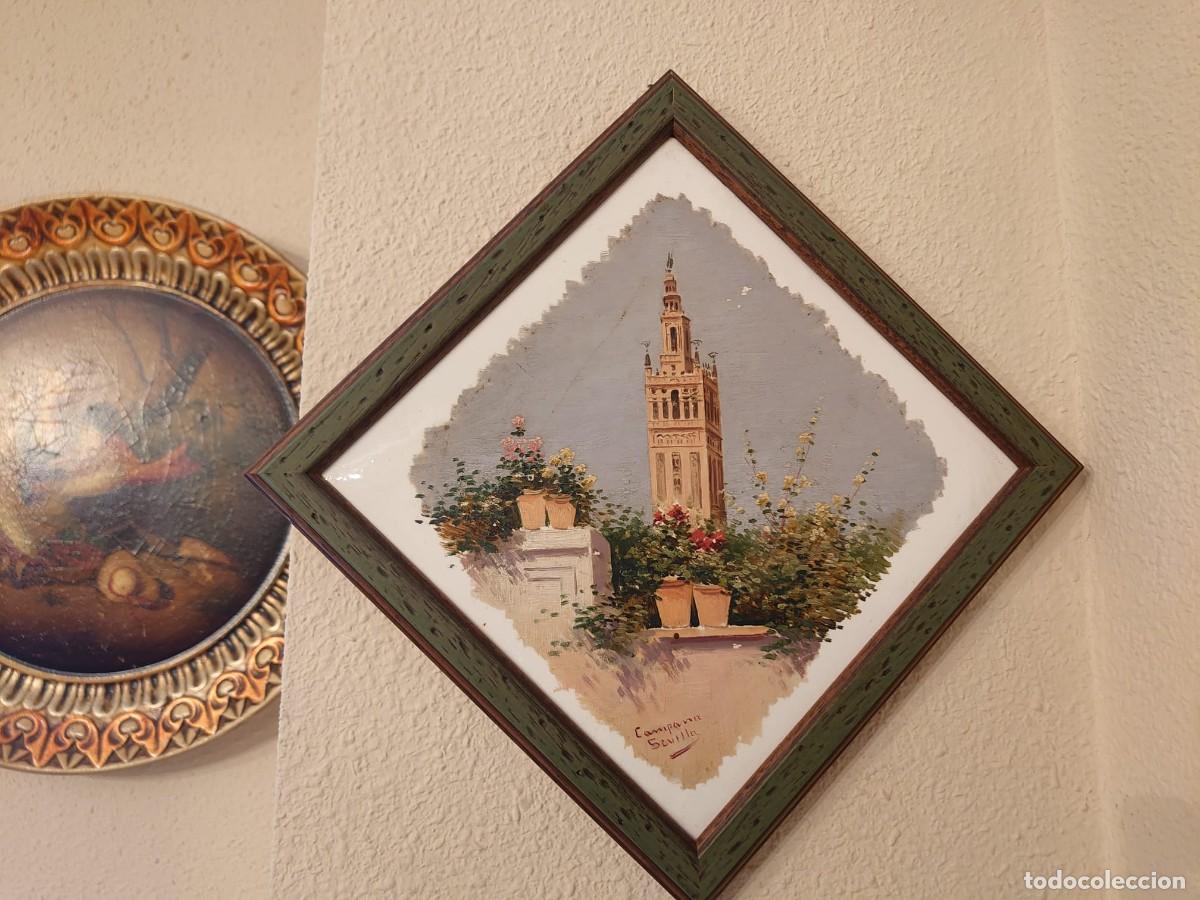 Arte: OLEO AZULEJO SEVILLA LA GIRALDA - Foto 6