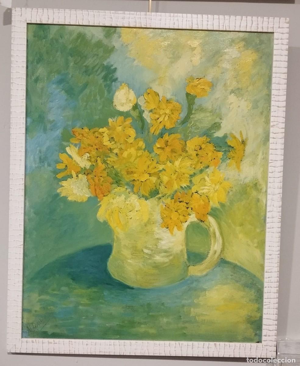 Arte: &Oacute;LEO SOBRE TABLA 69X55 - Foto 1