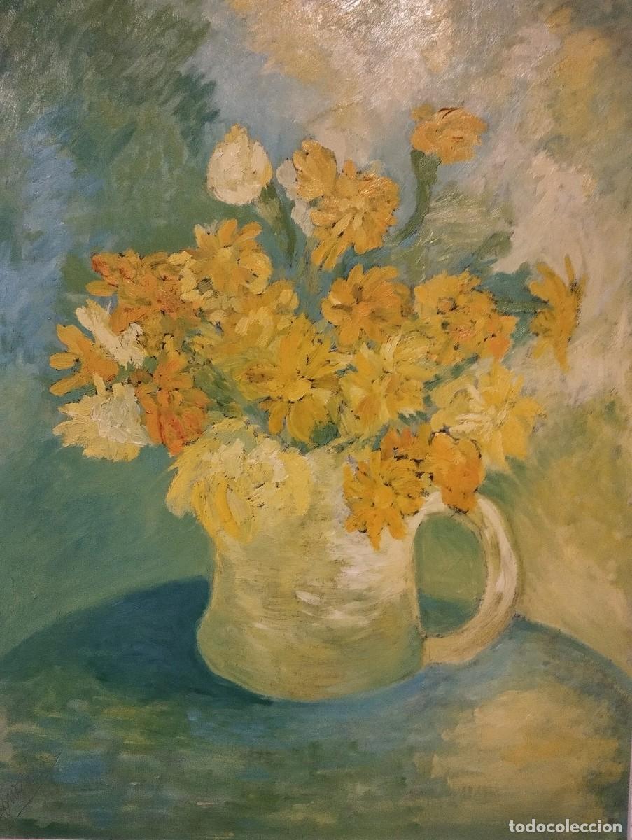 Arte: &Oacute;LEO SOBRE TABLA 69X55 - Foto 2