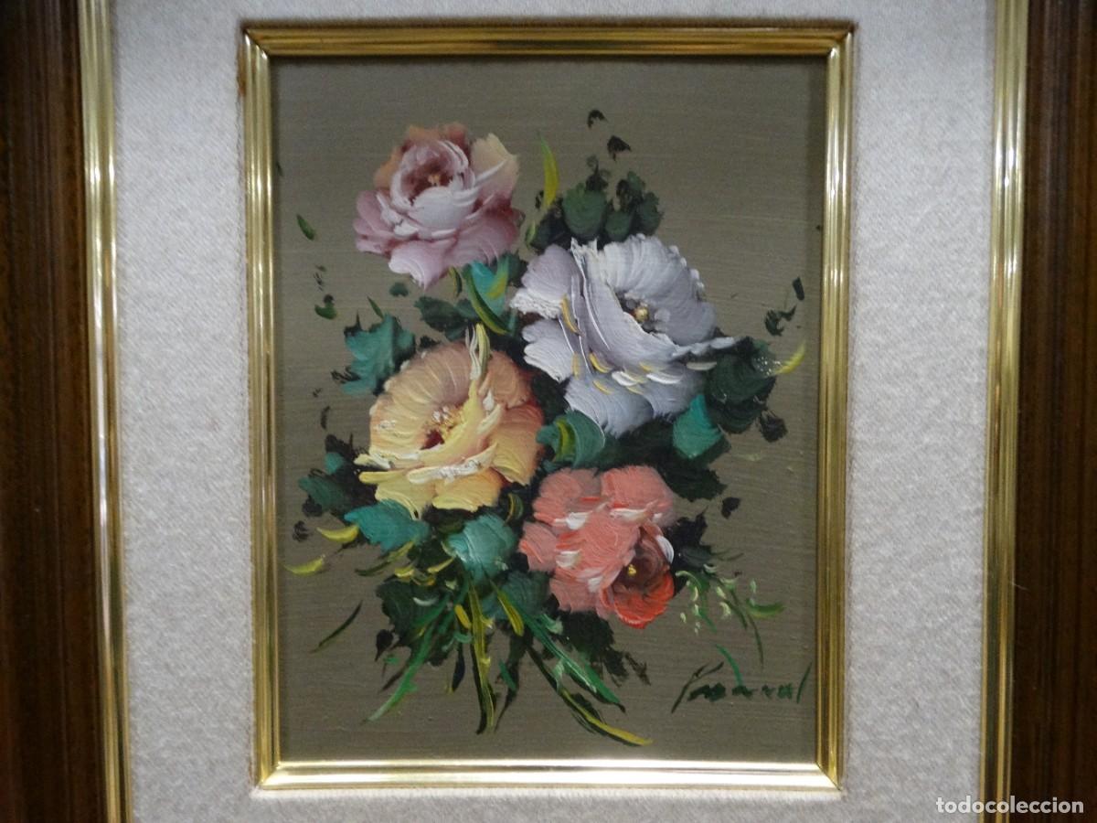 Arte: Flores pintadas al oleo - Foto 2