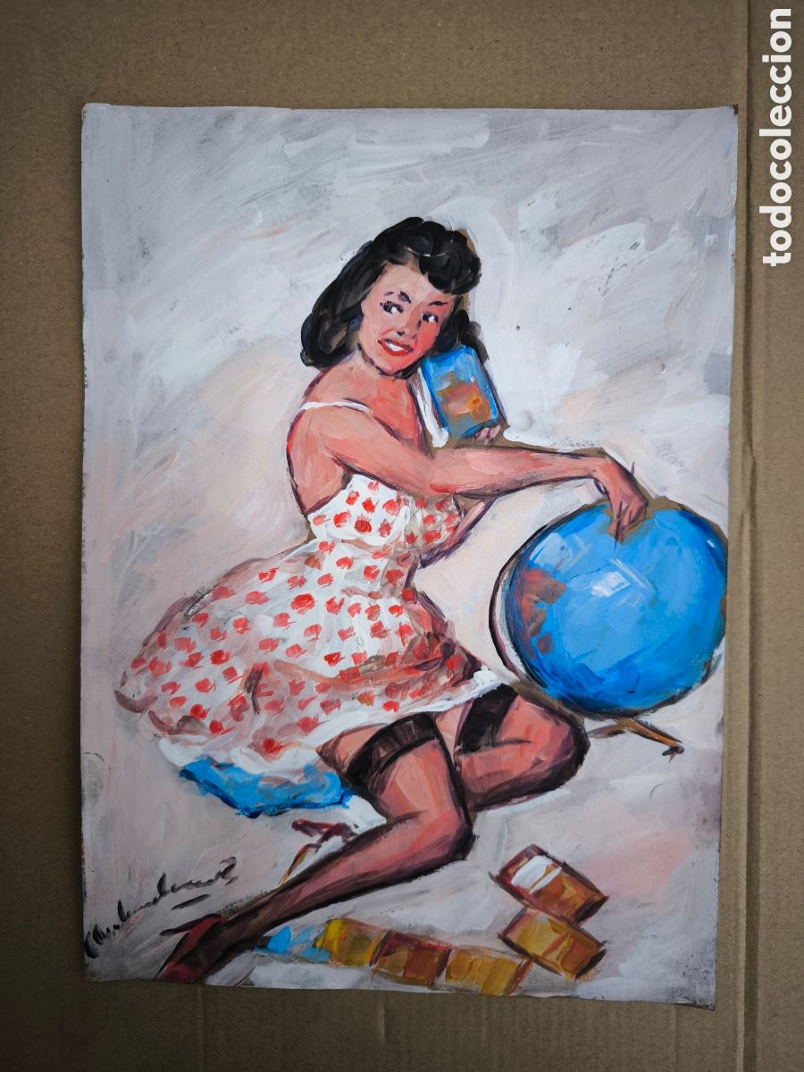 Art: Chica viajera( pin up )