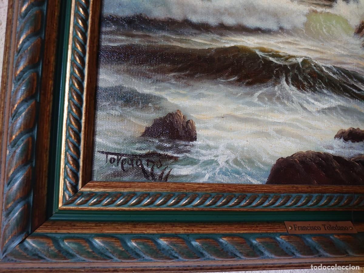 Arte: OLEO LIENZO LA MARINA FRANCISCO TOLEDANO - Foto 8