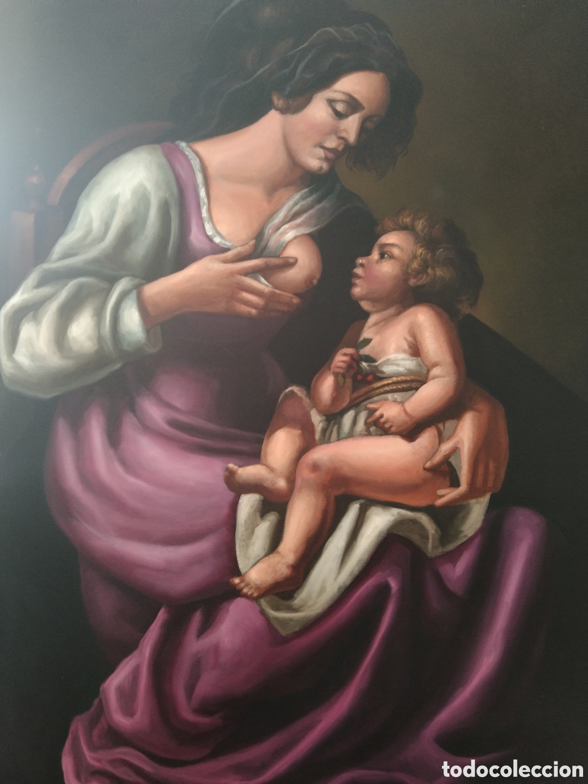 Arte: Oleo sobre lienzo 1mtrox 81 - Foto 4