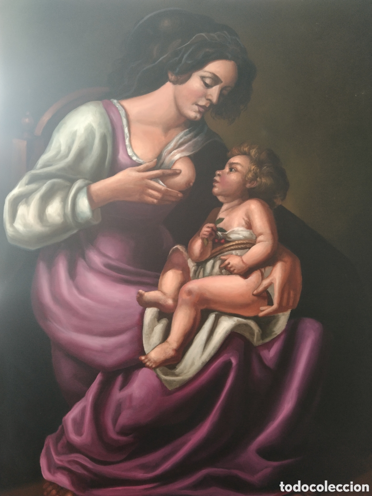 Arte: Oleo sobre lienzo 1mtrox 81 - Foto 1