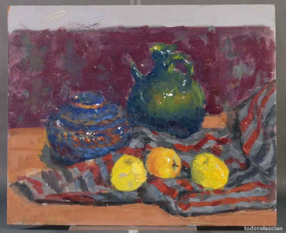 Arte: Ferran Andreu Planas &Oacute;leo sobre t&aacute;blex Bodeg&oacute;n - Foto 2