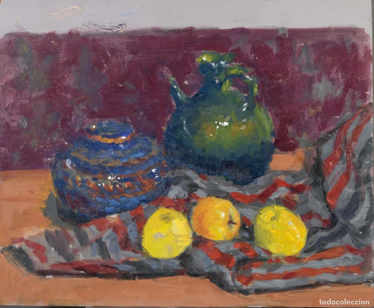 Arte: Ferran Andreu Planas &Oacute;leo sobre t&aacute;blex Bodeg&oacute;n - Foto 1