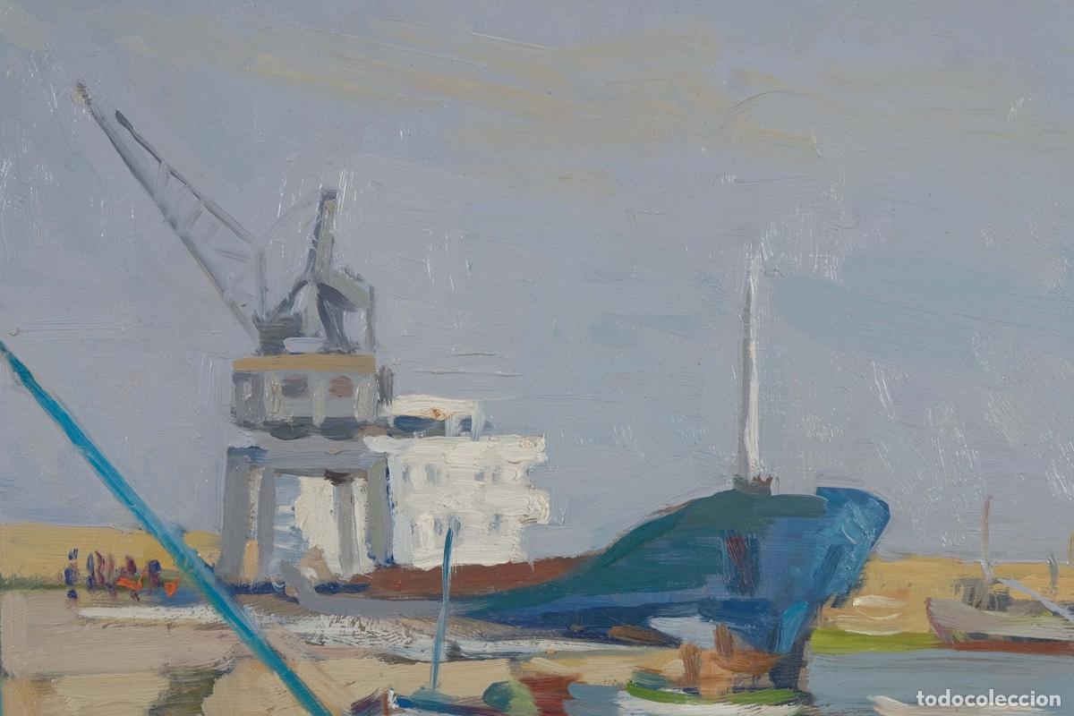 Arte: Ferran Andreu Planas &Oacute;leo sobre t&aacute;blex Puerto - Foto 4