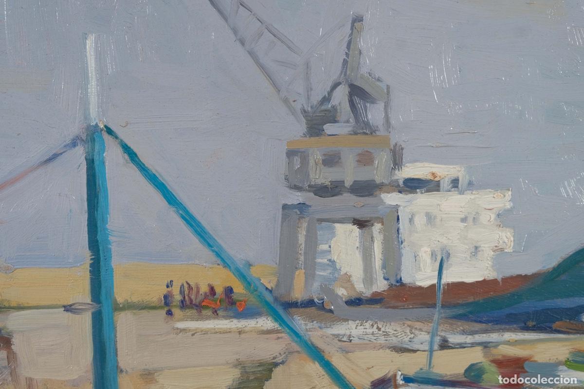 Arte: Ferran Andreu Planas &Oacute;leo sobre t&aacute;blex Puerto - Foto 7