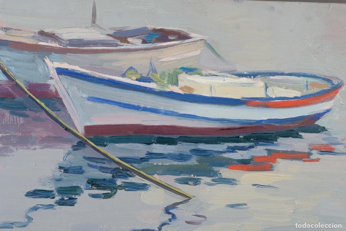 Arte: Ferran Andreu Planas &Oacute;leo sobre t&aacute;blex Barcas - Foto 4