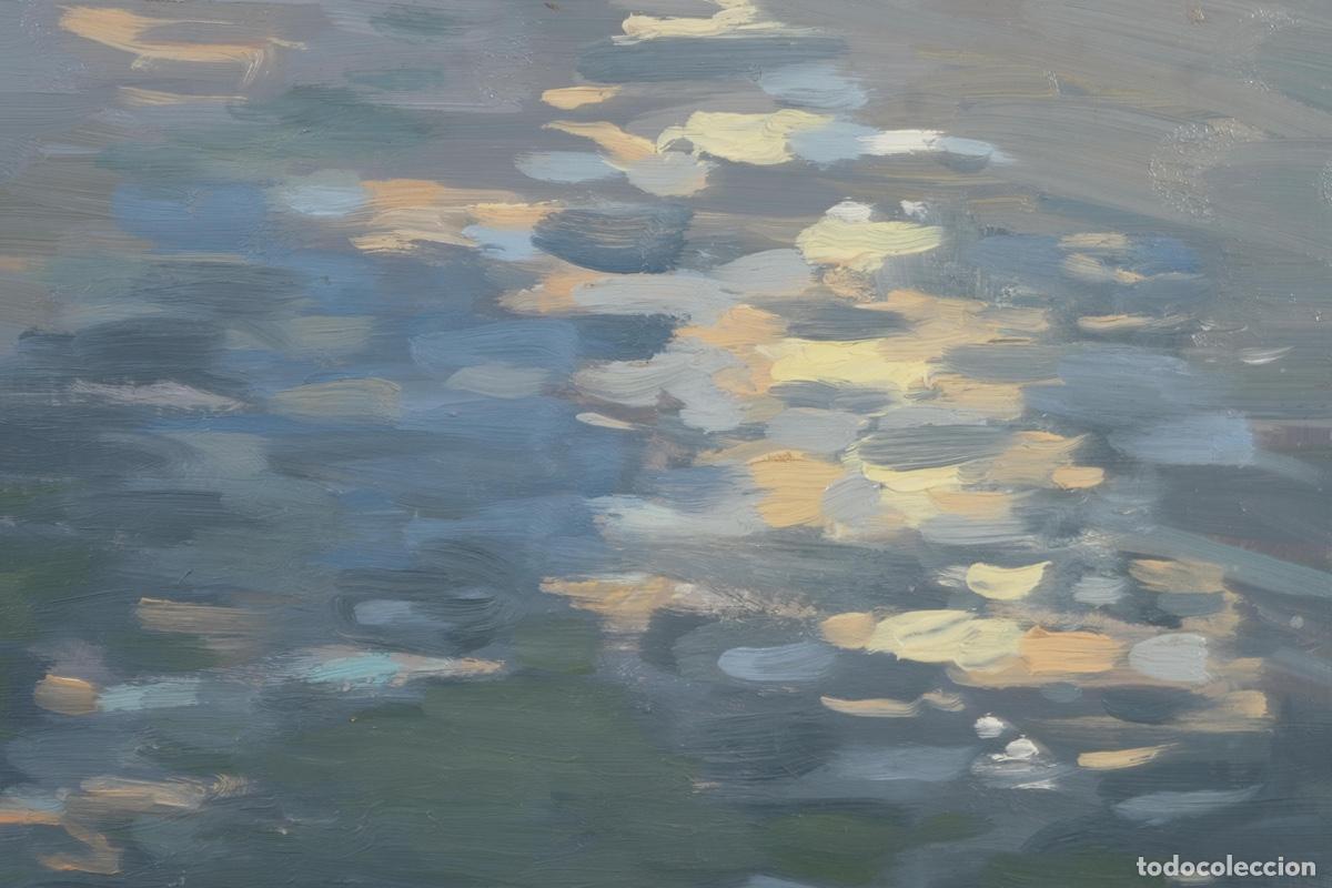 Arte: Ferran Andreu Planas &Oacute;leo sobre t&aacute;blex Barcas - Foto 6