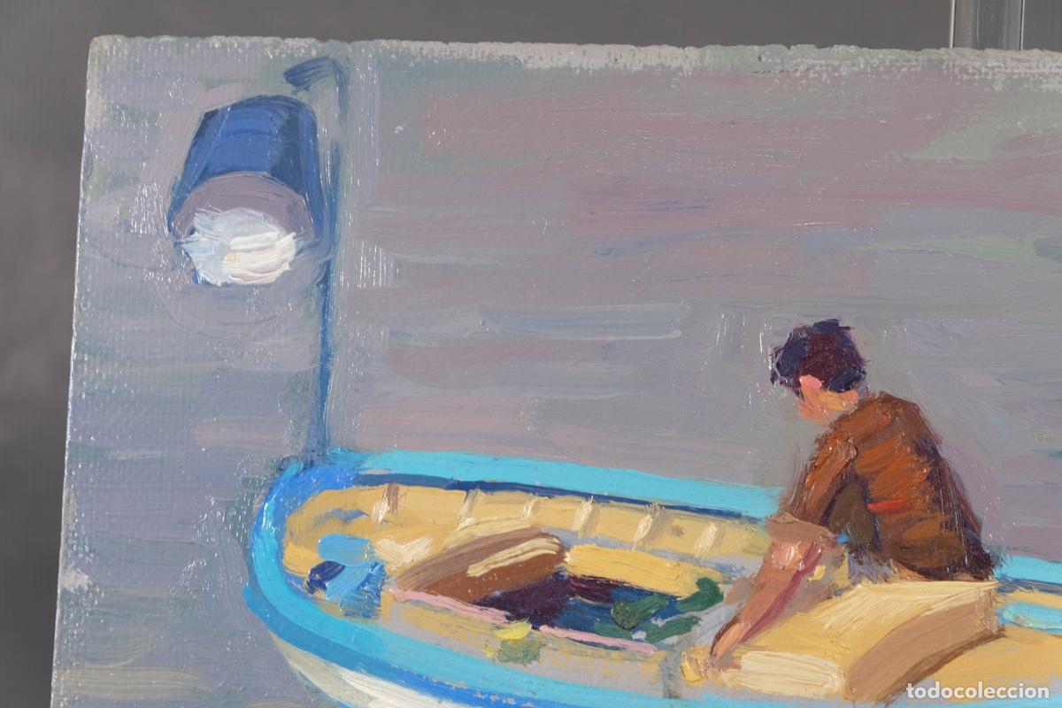 Arte: Ferran Andreu Planas &Oacute;leo sobre t&aacute;blex Barcas - Foto 4