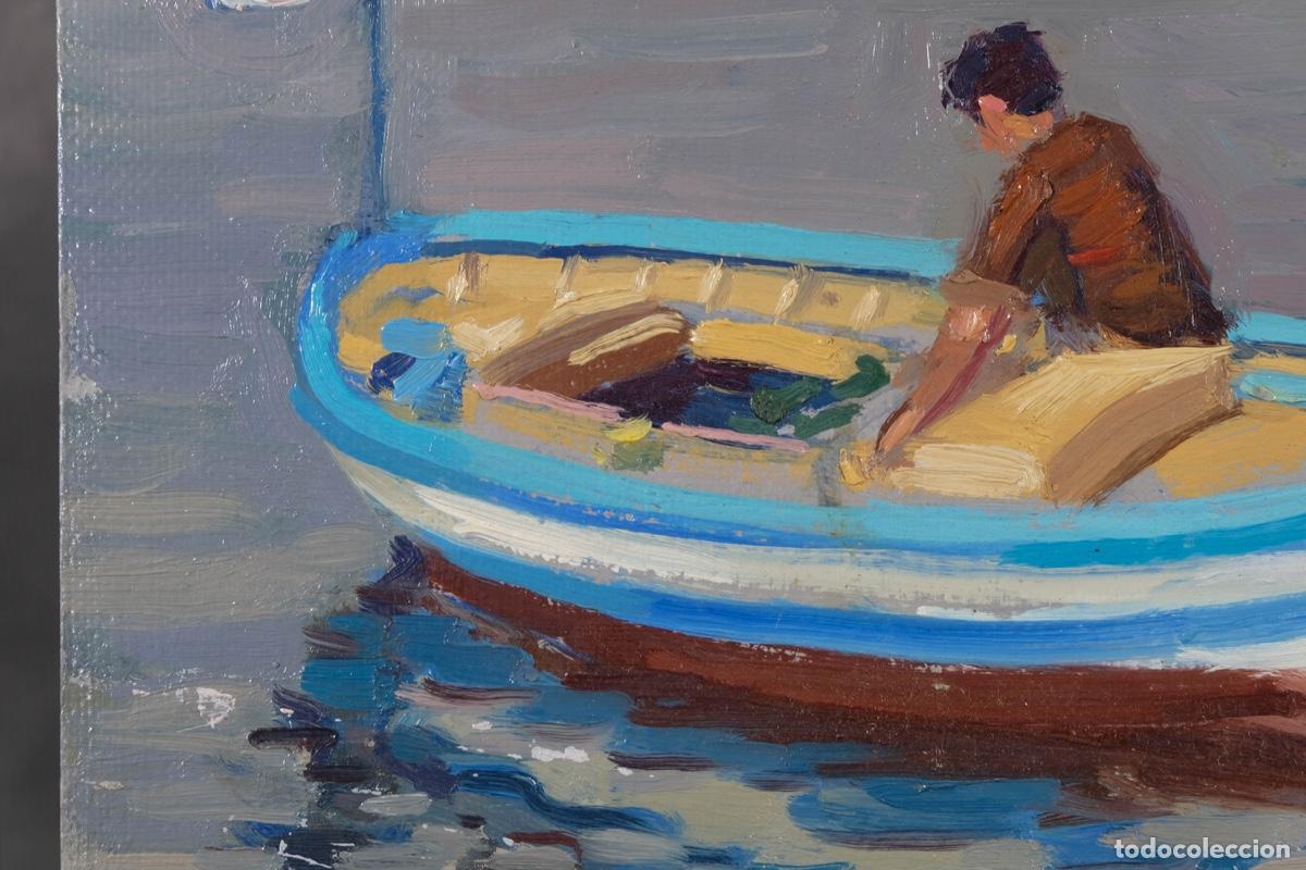 Arte: Ferran Andreu Planas &Oacute;leo sobre t&aacute;blex Barcas - Foto 5