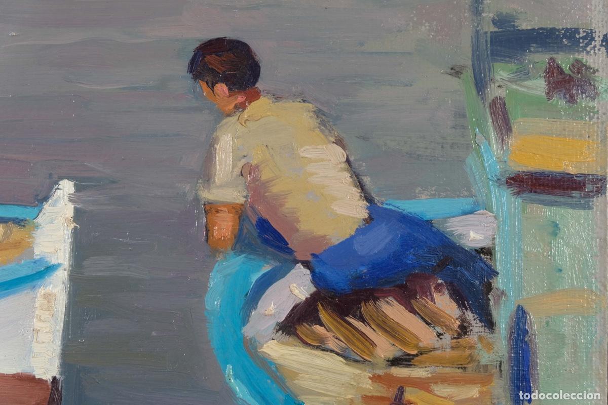 Arte: Ferran Andreu Planas &Oacute;leo sobre t&aacute;blex Barcas - Foto 6